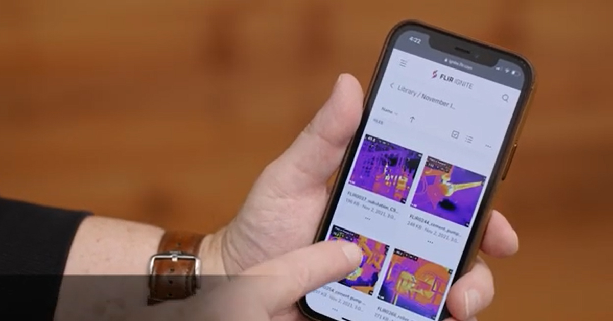 Présentation de FLIR Ignite pour les caméras thermiques professionnelles